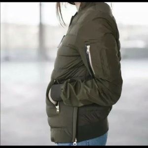 Mackage Margo Army Green Bomber Jacket
